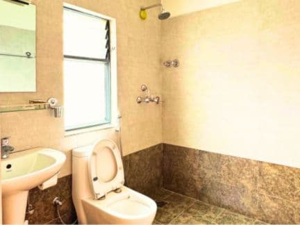 Doble bad room with attached bathroom image 5